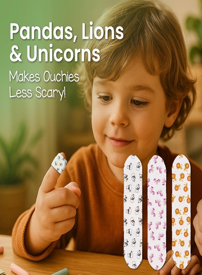 Patch Kids On-The-Go Natural Bamboo Adhesive Bandage Kit for Sensitive Skin, Eco-Friendly Hypoallergenic Bandages for Sensitive Skin. Non Toxic Bandages for Boys & Girls with Cute Prints, 29 ct Small - Image 3